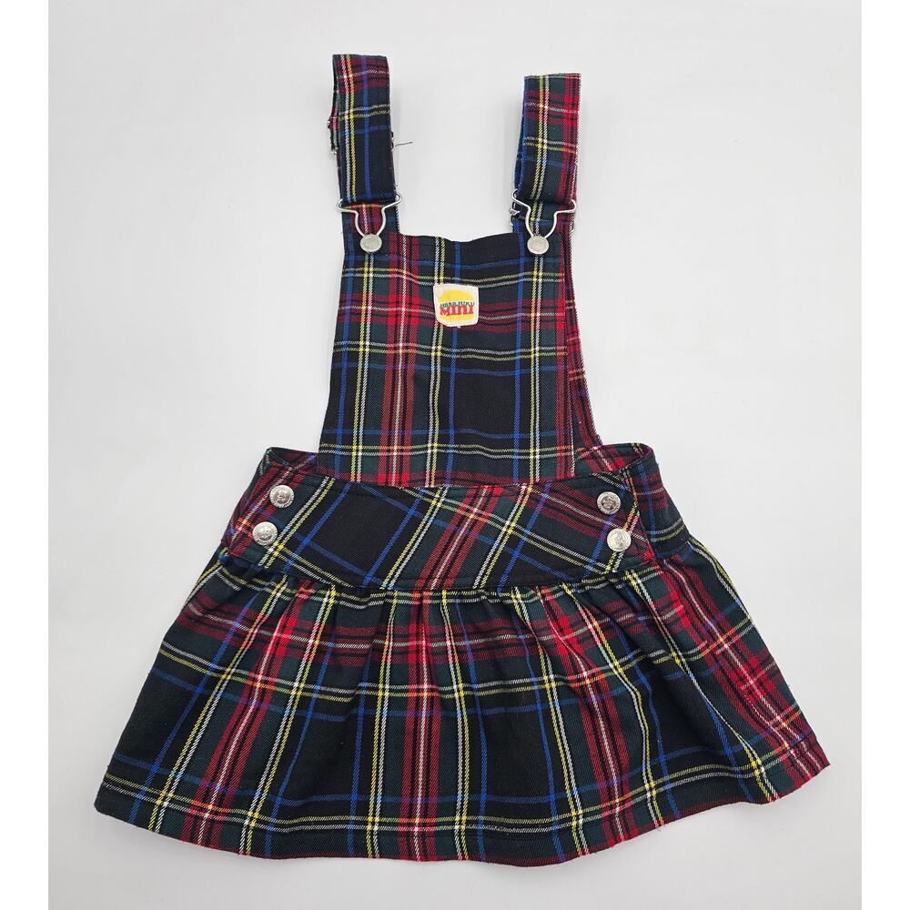 Harajuku Mini by Gwen Stefani Girl's 4T Black Plaid Jumper Dress - Picture 1 of 5